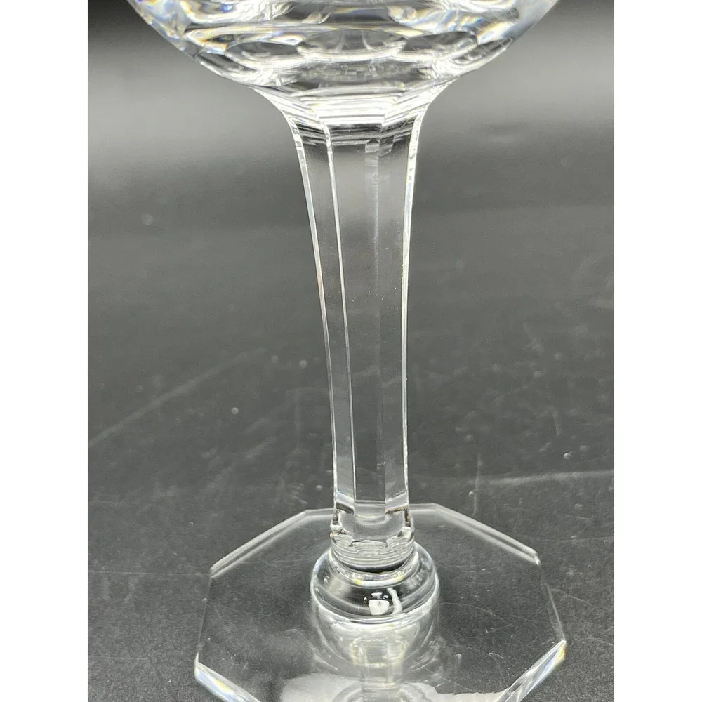 Vintage Kosta Boda Hock Crystal Wine Glass Set of 4 Signed